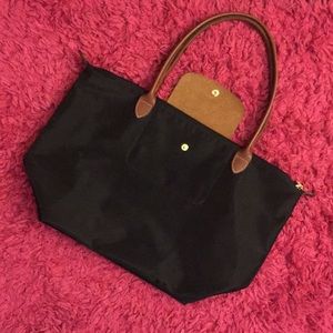 Black Longchamp Tote